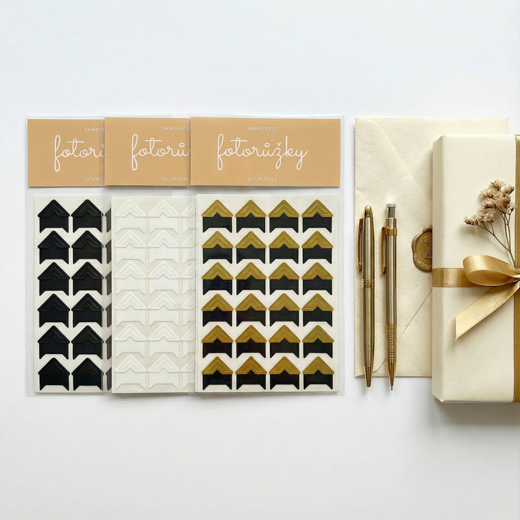 Samolepící fotorůžky - Černé